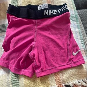 Girls Nike pro shorts
